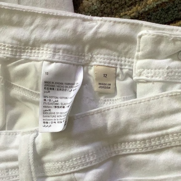 Style & Co white jeans stretchy size 12 these run big more 14 excellent shape - Picture 7 of 11